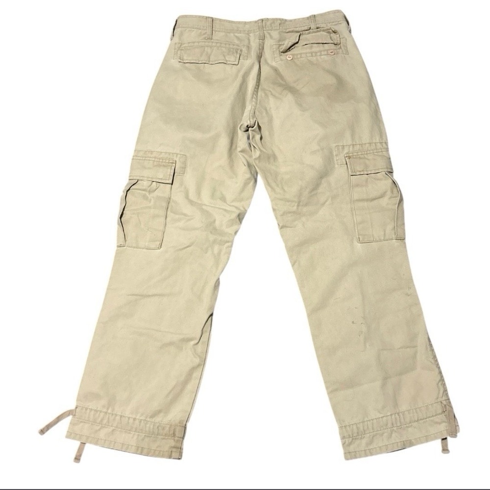 Sundance Women's Cargo Crop Utility Pant Cotton Size 10 Khaki Beige - Picture 2 of 8